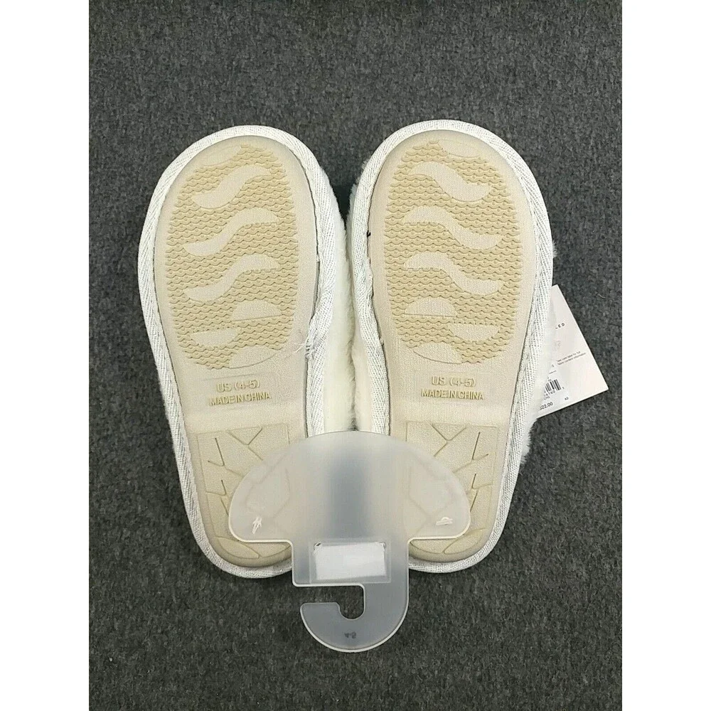 Lauren Conrad Kids 7/8 Mini Llama Scuff Slippers Indoor/Outdoor Memory foam